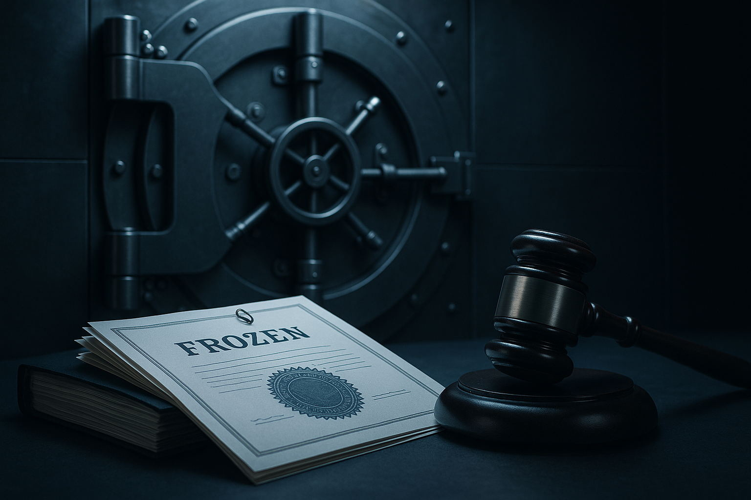 Bank vault frozen assets legal challenge Cyprus