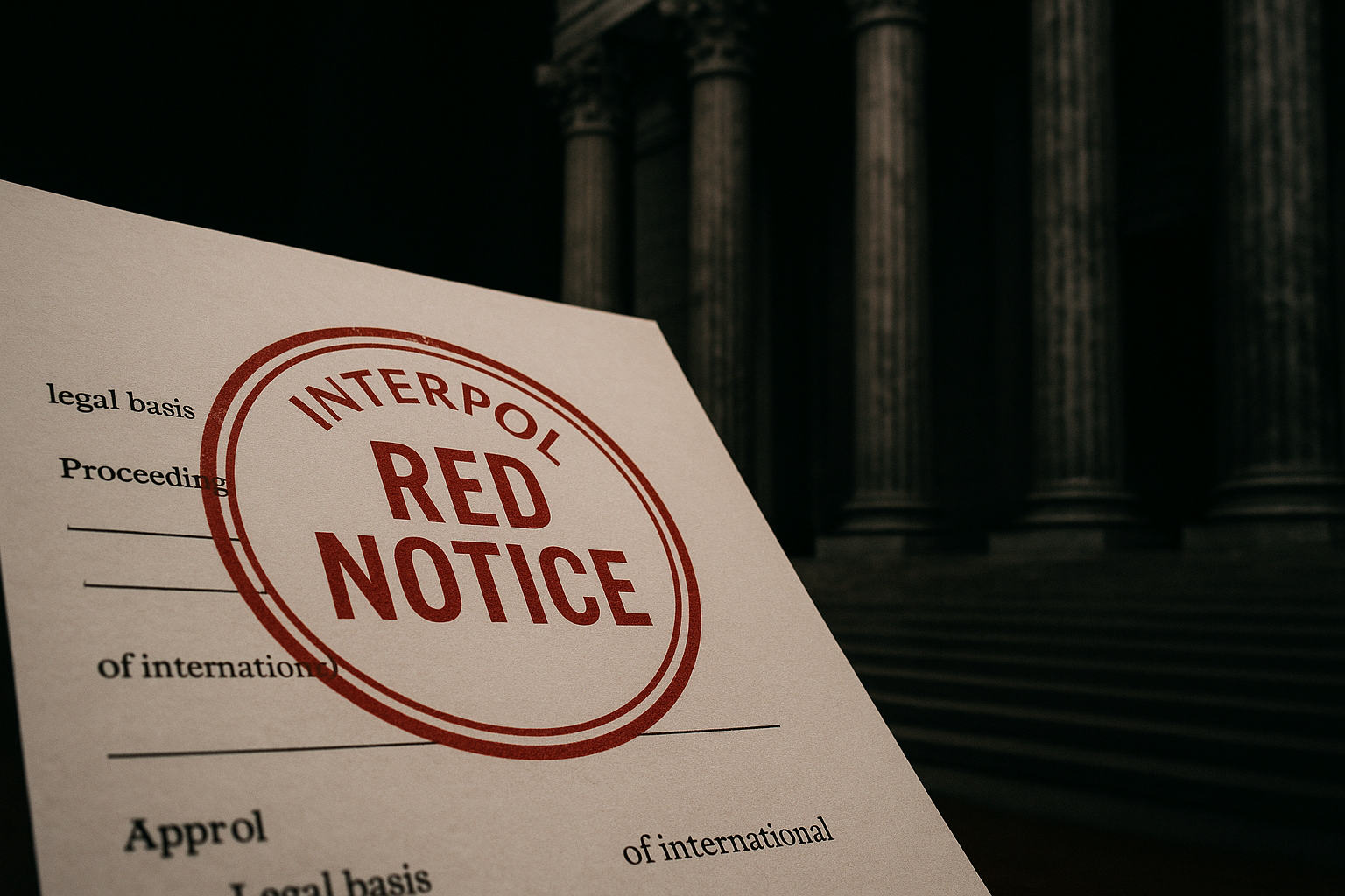 Interpol Red Notice document legal defence Cyprus