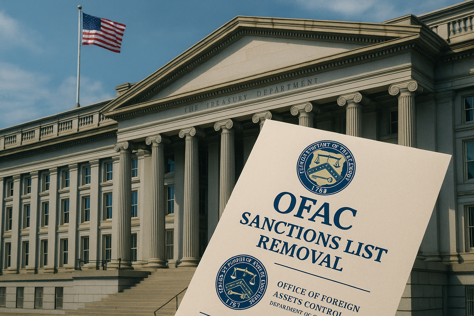US Treasury OFAC building sanctions delisting lawyer